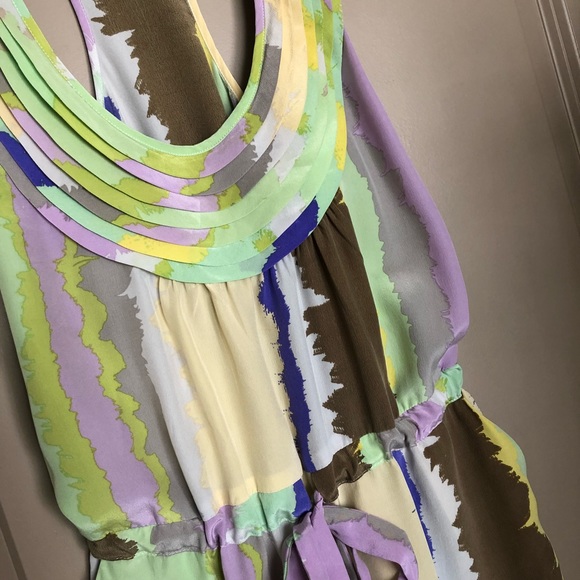 Racer back silk dress - Picture 6 of 7